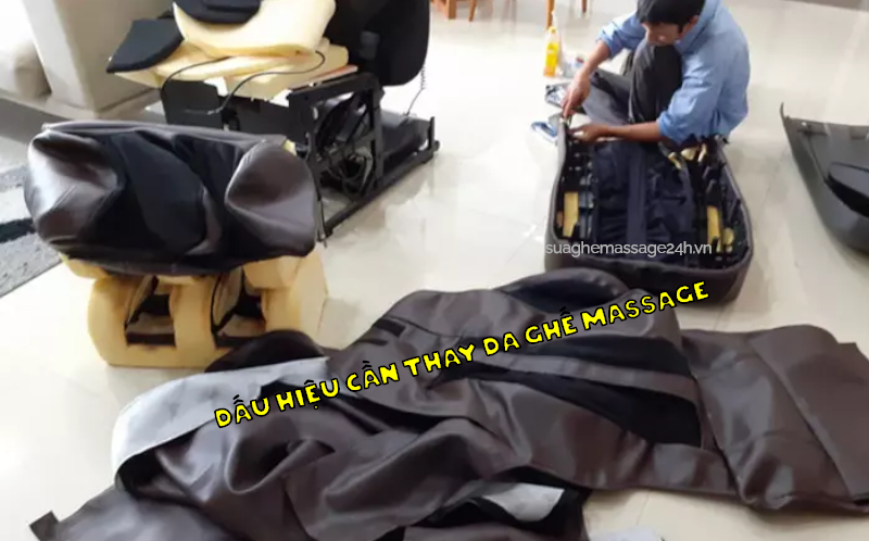 Khi nào cần thay bọc da ghế massage?